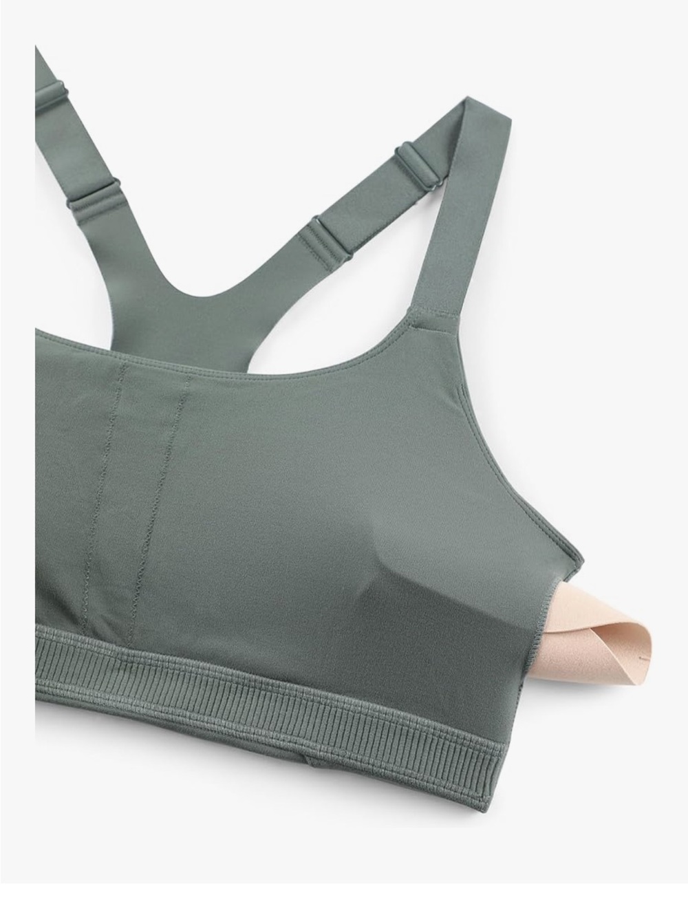 Butterlift Womens Racerback Padded Sports Bra - Picture 5 of 9